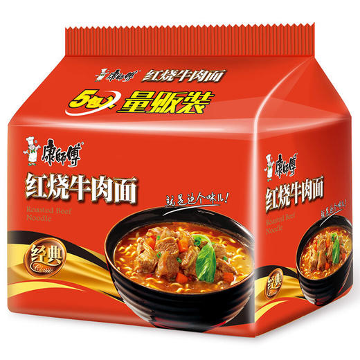 康师傅红烧牛肉面104g*5袋*6包 商品图2