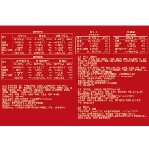 【老字号】蔡林记 免煮香辣鲜拌粉 230g*5 商品图3