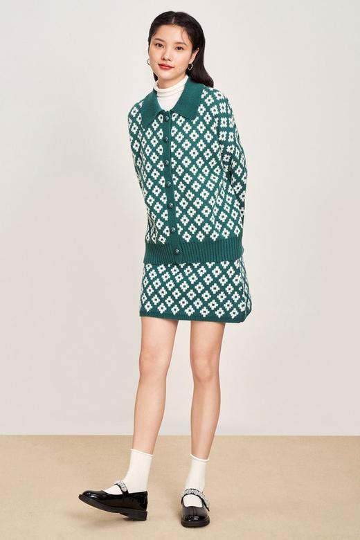 WESTLINK/西遇 复古针织开衫半裙套装 15323 商品图1