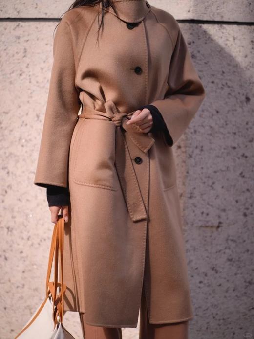 【高品质私服】【IC全羊绒双面呢插肩袖大衣】舒适廓形，简约大气，对身材包容度高【无标出货 介意慎拍】 商品图11