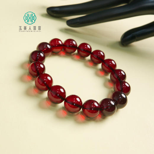 琥珀单圈-血珀圆珠 商品图0