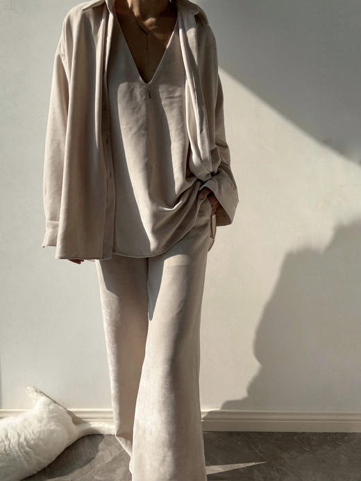 Semplicita｜Z08 直筒裤 [ 奶油白 ] 商品图0