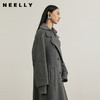 NEELLY纳俪商场同款冬季新款气质版型双层羊毛呢大衣女翻领长外套N24105N01112 商品缩略图0