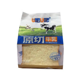 U吧U吧原切牛乳切片面包120g