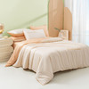蒙卡罗尼  60S轻奢天丝长绒棉四件套-奶咖200*230cm 商品缩略图1
