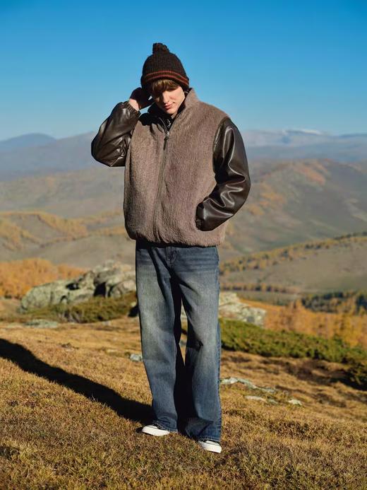 Evistub/E-4DWT911/长绒灯芯绒双面穿复古叠穿马甲棉服 商品图1