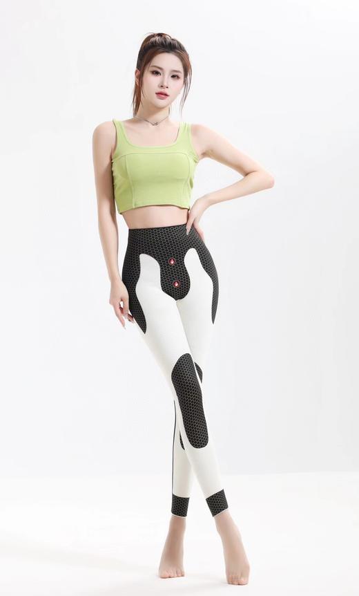 石墨烯黑金高腰提臀芭比裤 葫芦悬浮裤加绒加厚鲨鱼裤女秋冬可外穿H244061058 商品图5