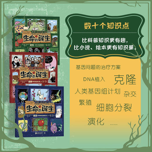 给小学生的5分钟科学漫画小剧场：生命的诞生（全三册） 商品图1