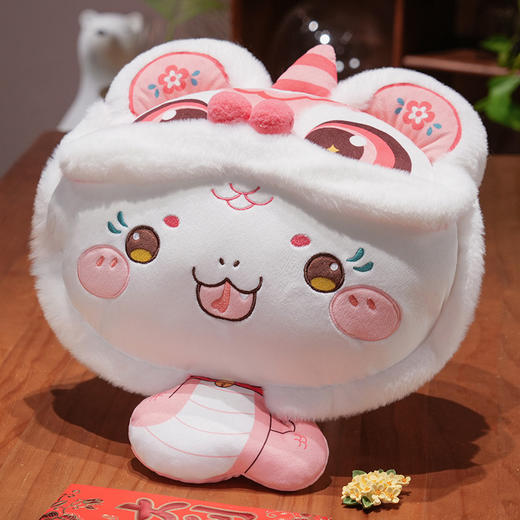 醒狮蛇年【三用抱枕毯子三合一】办公室午睡毯 汽车抱枕床头靠枕 商品图7