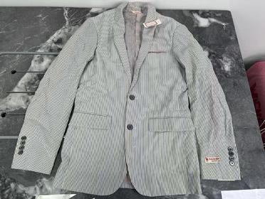 瑕疵Brooks Brothers/布克兄弟 男士单排扣纯棉商务西服外套