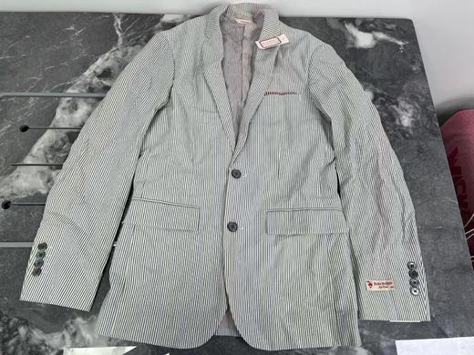 瑕疵Brooks Brothers/布克兄弟 男士单排扣纯棉商务西服外套 商品图0