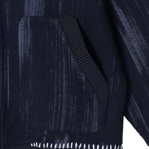 5C67661秋冬季新款设计感上衣韩版宽松长袖V领针织衫潮流开衫毛衣外套 商品图3