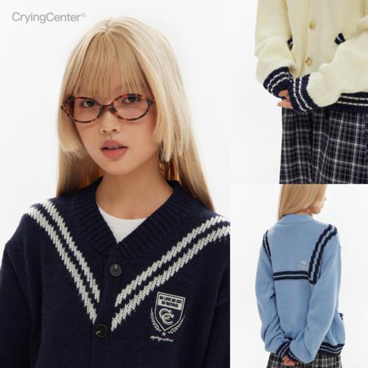CryingCenter 海军学院开衫针织毛衣 哭喊中心 商品图4