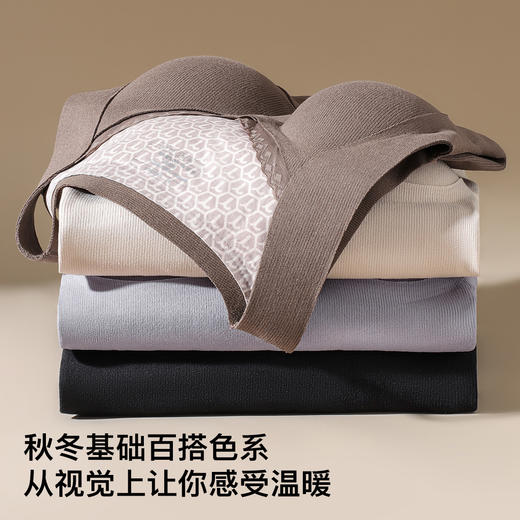 【填充物100%绵羊毛】带胸垫保暖背心秋冬磨毛打底免穿文胸女贴片固定杯背心 商品图6