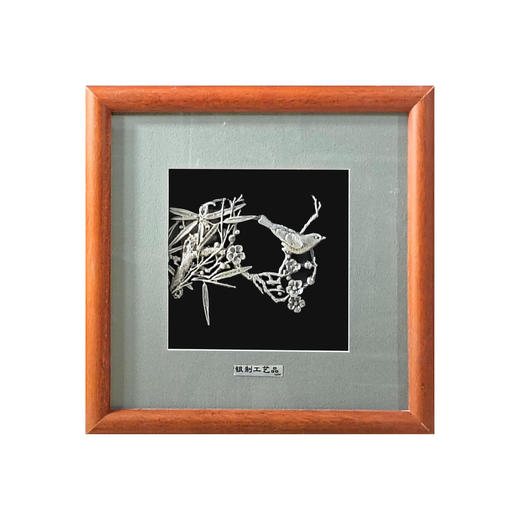 【花鸟图】纯银壁画装饰画挂画 商品图0