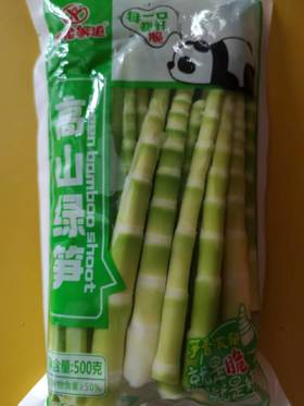 优鲜道高山绿笋尖 净含量50%