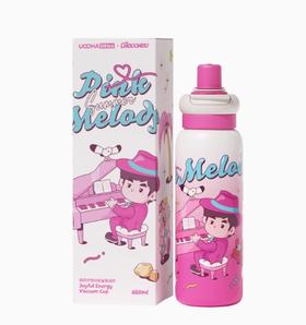 uooha悠哈周杰伦同学悠哈联名款悦动能量杯-粉色旋律680ml