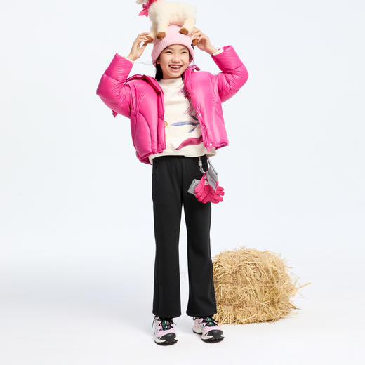 女童保暖夹裤冬季新款安奈儿童装实体店同款AG446811 商品图3