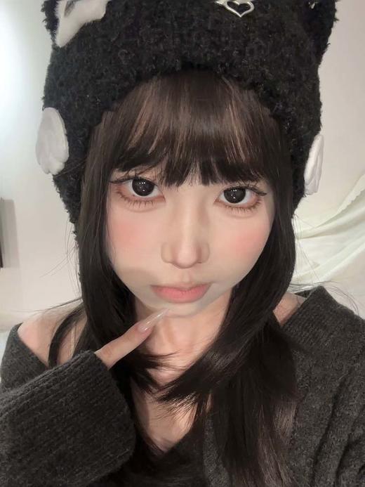 Hanawink 半年抛 萌宝黑 直径14.2mm着色13.5mm 商品图1