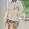 【11月22日 上午12:00 秒杀】开放日有样 PD1913 系列字母P贴布刺绣情侣卫衣 商品缩略图6