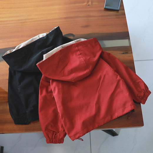 【春秋双层外套，轻薄不挑人】宝宝春秋新款上衣 男童女童秋季双层外套 小童韩版休闲冲锋衣-QQ 商品图2