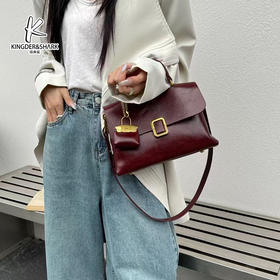 经典鲨2024年冬季新款气质简约手提斜挎包KGB37-D561801