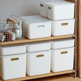 【矮款/高款/加高款可选】娜家白色多功能整理收纳盒