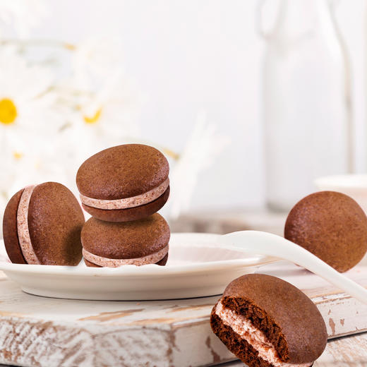 【短保产品发出后不支持拦截】鲜尝厚买 雪绒蛋糕（原味）132g/132g*2 商品图1