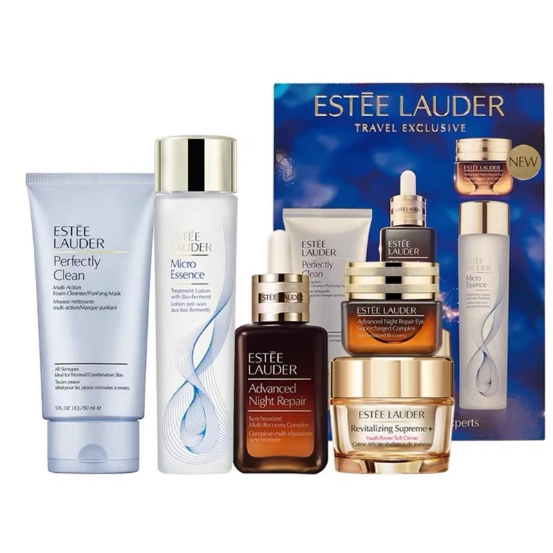 雅诗兰黛五件套增量版（原生液200ml+精华100ml+智妍面霜75ml+眼霜15Ml+洁面150ml）