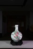 粉彩寿桃天球瓶 商品缩略图0