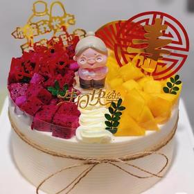 【祝寿创意水果蛋糕089款】