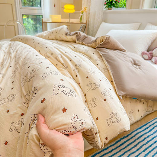 【新疆棉花❗️母婴级A类被子】软糯蓬松，轻盈可裸睡！冬被芯加厚保暖冬季棉被学生宿舍单人春秋被垫被褥子 商品图1