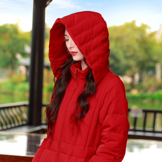 新品羽绒服 | 常幸时宜长款羽绒服  | 送时尚腰包 可拆卸 | 现货加急发 商品图5