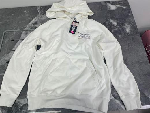 瑕疵Vineyard Vines/鲸鱼 男士春秋款印花袋鼠兜内加绒连帽卫衣 商品图0