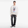 GCDS 男士小丑徽标提花混纺羊毛长袖针织衫 白色 A2CM1505KF710 商品缩略图3