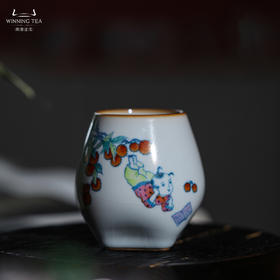 问鼎汝瓷鼎峰柴窑天青手握方圆杯（荔熟童嬉）