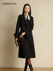 【商场同款】阿菁娜冬季新品经典长款收腰大衣A30D211010 商品缩略图0