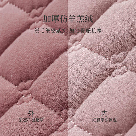 保暖舒适菱格纹开衫马甲中老年妈妈内搭含绵羊毛无袖外穿保暖背心女士开衫马甲 商品图2