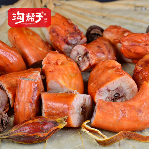 【沟帮子】鲜熏小食 十二道熏味 香熏鸡脖240g×3袋 商品图2