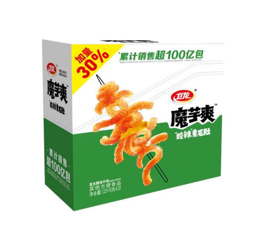 卫龙魔芋爽酸辣泡椒素毛肚15g*20袋 商品图0