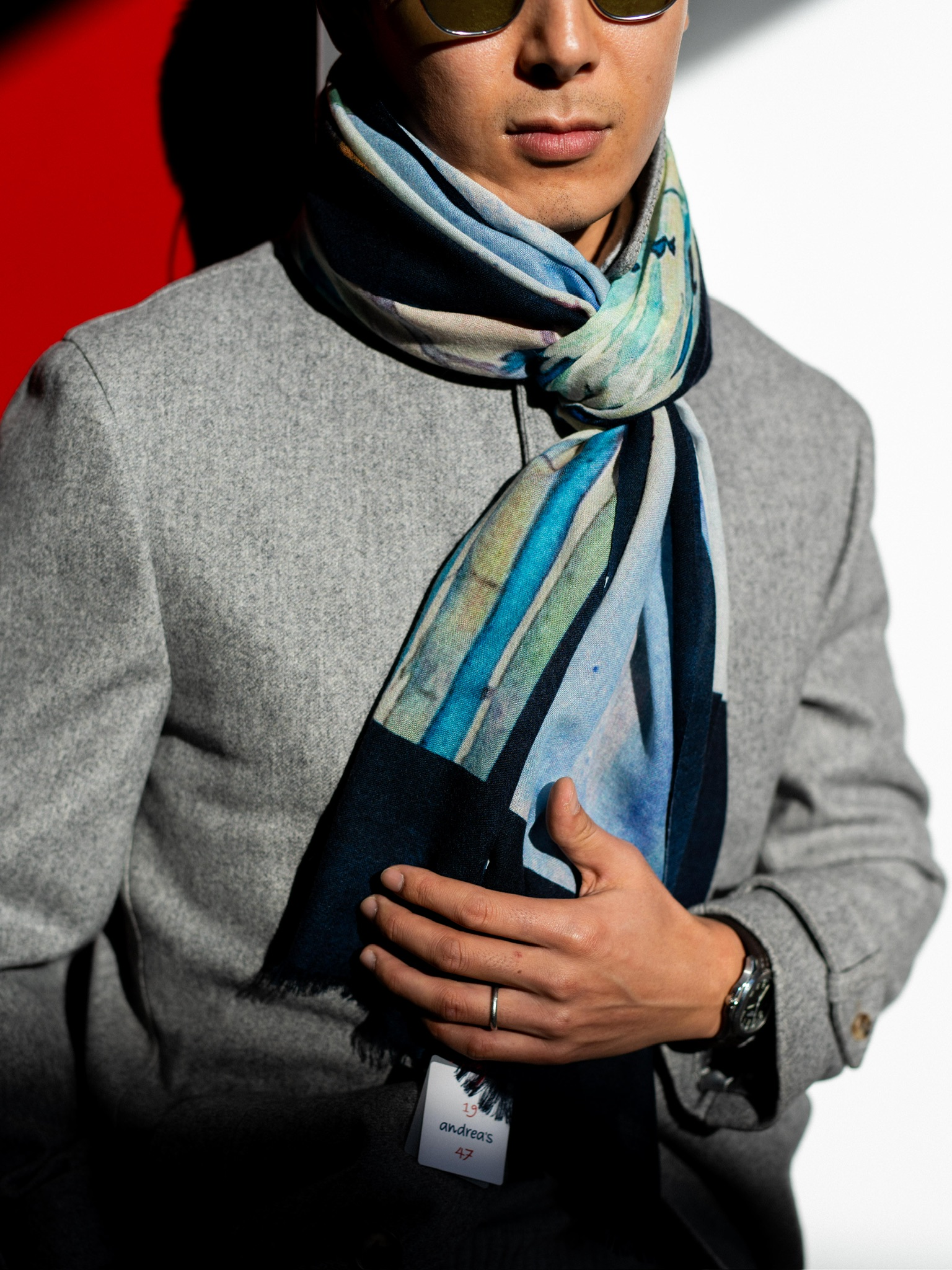 19 Andrea‘s 47 羊绒围巾