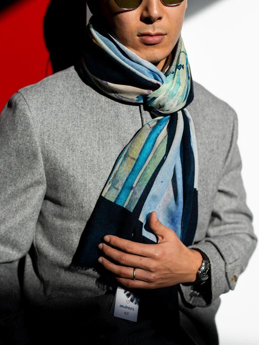 19 Andrea‘s 47 羊绒围巾 商品图0