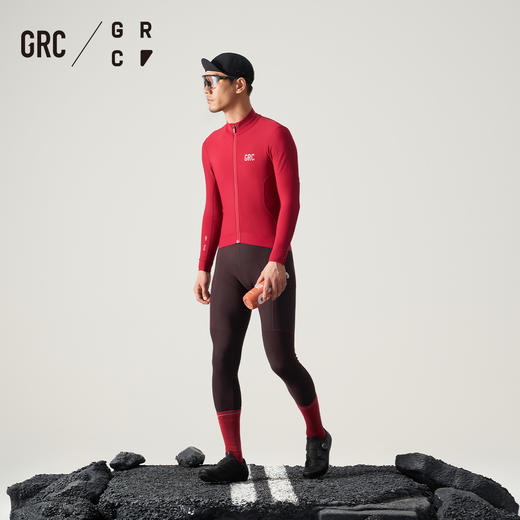 GRC桀骜无尽秋冬新款TECH系列长袖抓绒保暖上衣公路自行车骑行服 商品图4