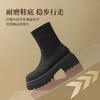 ZHR弹力靴2024新款冬季加绒保暖爆款短靴网红ins显高瘦瘦靴子厚底 商品缩略图4