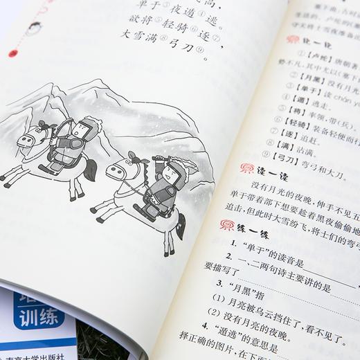 【第2版 年级任选】小学生古诗词阶梯阅读 培优训练 一二三年级四五六年级 123456 俞老师阶梯阅读 文言文赏析 南大励学 ND 商品图4