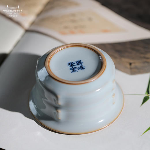 问鼎汝瓷鼎峰柴窑天青清尊杯（团龙腾飞） 商品图4