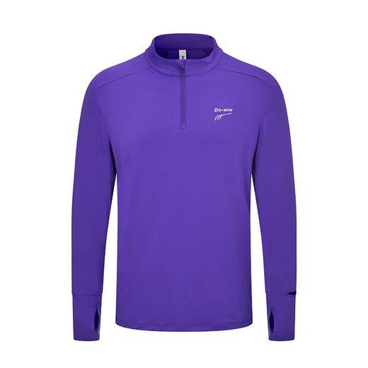 多威运动上衣立领半门襟男士吸湿速干长袖T恤2342450 商品图5