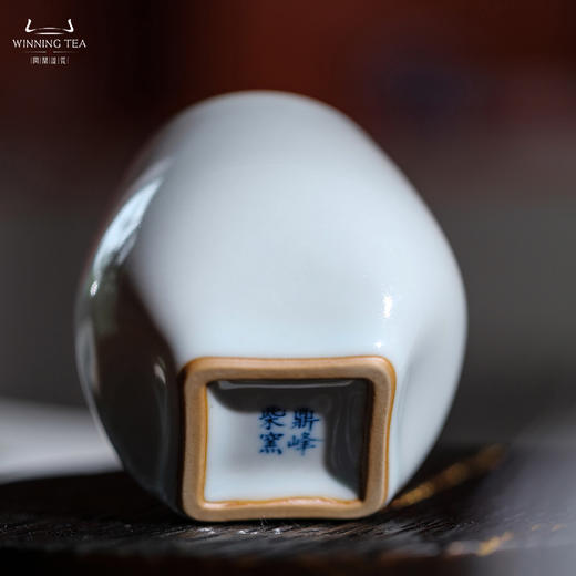 问鼎汝瓷鼎峰柴窑天青手握方圆杯（荔熟童嬉） 商品图4