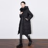 【高货wl】全新升级【铂金会员735/天猫989/差价254】(14248) 洛诗琳2024冬季新款通勤休闲宽松连帽过膝长款保暖羽绒服 商品缩略图4
