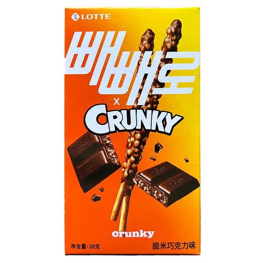 乐天派派乐脆米巧克力味饼干棒39g 商品图1